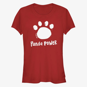 Queens Pixar Turning Red - Panda Power Women's T-Shirt Red