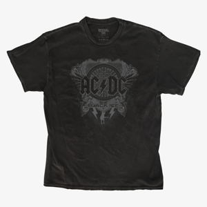 Queens Revival Tee - ACDC Black Ice Logo Unisex T-Shirt Black