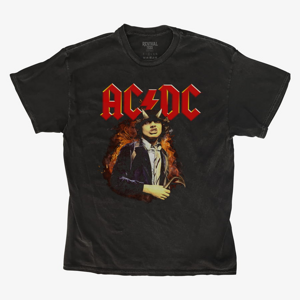 Queens Revival Tee - ACDC Logo Angus Young Highway To Hell Unisex T-Shirt Black