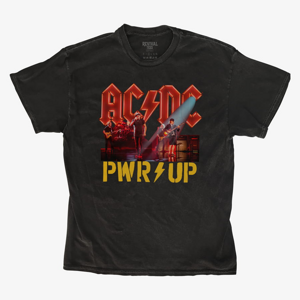 Queens Revival Tee - ACDC Power Up Stage Lights Unisex T-Shirt Black