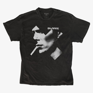 Queens Revival Tee - David Bowie Cross Smoke Unisex T-Shirt Black