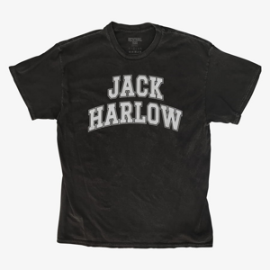Queens Revival Tee - Jack Harlow Varsity Text Unisex T-Shirt Black