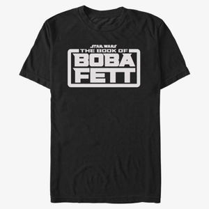 Queens Star Wars Book of Boba Fett - Basic Logo Men's T-Shirt Black