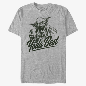 Queens Star Wars: Classic - Best Yoda Men's T-Shirt Heather Grey