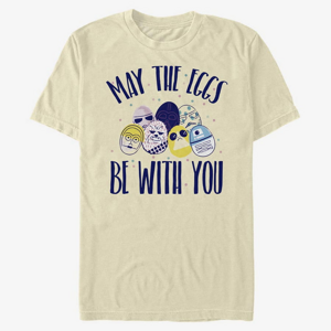Queens Star Wars: Classic - EGGS Be With You Men's T-Shirt Natural