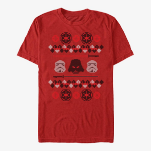 Queens Star Wars: Classic - Empire Holiday Unisex T-Shirt Red