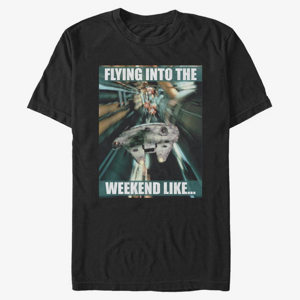 Queens Star Wars: Classic - Flying Into The Weekend Unisex T-Shirt Black