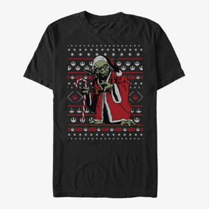 Queens Star Wars: Classic - Santa Yoda Unisex T-Shirt Black