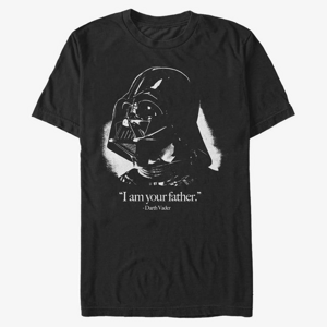 Queens Star Wars: Classic - Vader is the Father Unisex T-Shirt Black