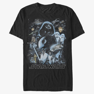 Queens Star Wars - Galaxy of Stars Men's T-Shirt Black