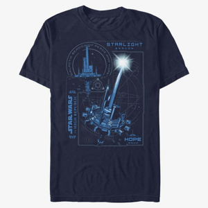 Queens Star Wars: High Republic - Starlight Station Men's T-Shirt Navy Blue