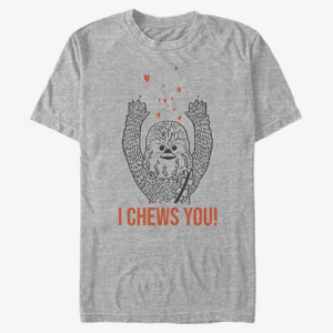 Queens Star Wars - I Chews You Chewy Unisex T-Shirt Heather Grey