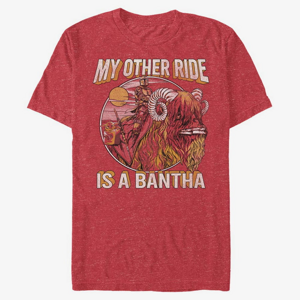 Queens Star Wars: Mandalorian - Other Ride Unisex T-Shirt Vintage Heather Red