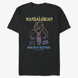 Queens Star Wars: Mandalorian - Symbol Drawn Men's T-Shirt Black