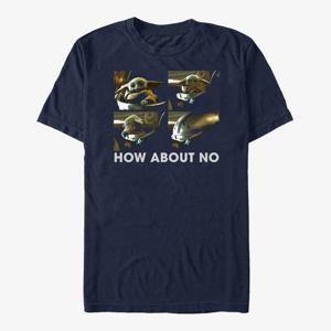 Queens Star Wars: The Mandalorian - ABOUT THAT NO Unisex T-Shirt Navy Blue