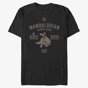 Queens Star Wars: The Mandalorian - Blurrg Rider Unisex T-Shirt Black