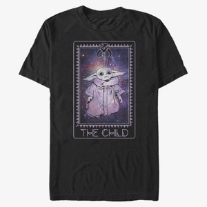 Queens Star Wars: The Mandalorian - Cosmic Tarot Men's T-Shirt Black