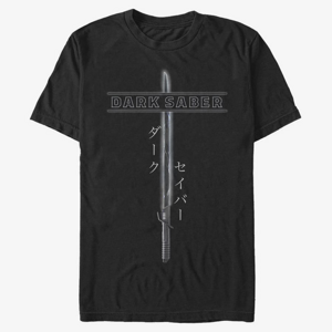 Queens Star Wars: The Mandalorian - Dark Saber Men's T-Shirt Black