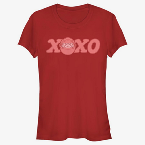 Queens Star Wars: The Mandalorian - Exes and Grogus Women's T-Shirt Red