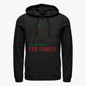 Queens Star Wars: The Mandalorian - Family Time Unisex Hoodie Black