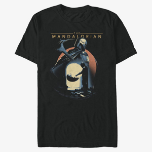 Queens Star Wars: The Mandalorian - First Encounter Unisex T-Shirt Black