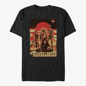 Queens Star Wars: The Mandalorian - Gritty Mandalorian Unisex T-Shirt Black