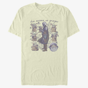 Queens Star Wars: The Mandalorian - Grogu Floral Unisex T-Shirt Natural