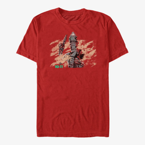 Queens Star Wars: The Mandalorian - IG11 Droid Unisex T-Shirt Red