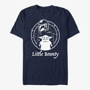 Queens Star Wars: The Mandalorian - Little Bounty Unisex T-Shirt Navy Blue