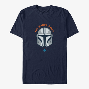 Queens Star Wars: The Mandalorian - Simple Shield Unisex T-Shirt Navy Blue
