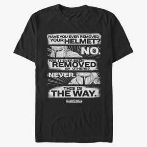 Queens Star Wars: The Mandalorian - This is the Way Unisex T-Shirt Black
