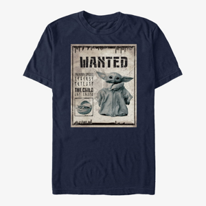 Queens Star Wars: The Mandalorian - Wanted Child Poster Unisex T-Shirt Navy Blue