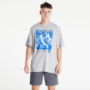 Tričko s krátkym rukávom Reebok Graphic Series Retro Pump T-Shirt melange krémové