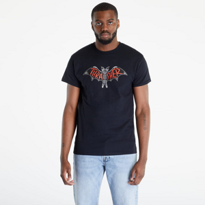 Tričko s krátkym rukávom Thrasher Bat T-shirt (suede / canvas) blkblktrwht