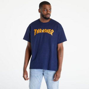 Tričko s krátkym rukávom Thrasher Burn It Down T-shirt Navy Blue