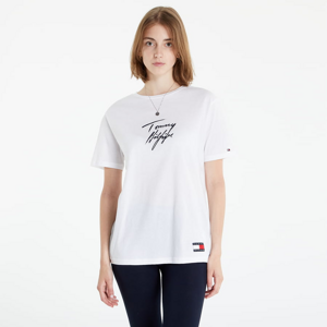 Dámske tričko Tommy Hilfiger CN SS Tee Logo cwhite