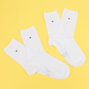 Ponožky Tommy Hilfiger TH Women Sock Casual 2Pack biele