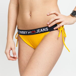 Plavky TOMMY JEANS Cheeky Strink Side Tie Bikini - Slip žlté