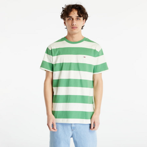 Tričko s krátkym rukávom TOMMY JEANS Classic Tonal Strip T-Shirt Fluorine Green