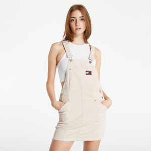 Šaty TOMMY JEANS Cord Dungaree Dress