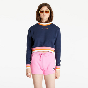 TOMMY JEANS Regular Crop Tipping Crew