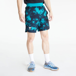 Šortky Under Armour Project Rock Printed Wvn Short Coastal Teal/ Fade/ White