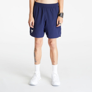 Šortky Under Armour Project Rock Woven Shorts Midnight Navy/ White