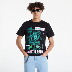 Pánske tričko Urban Classics Beastie Boys Robot T-shirt black / red
