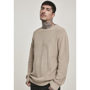 Urban Classics Cardigan Stitch Sweater darksand - L