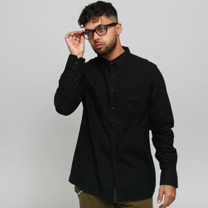 Pánska košeľa Urban Classics Checked Flanell Shirt čierna