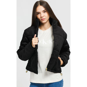 Dámska zimná bunda Urban Classics Ladies Corduroy Puffer Jacket Black