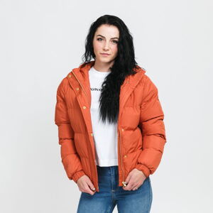 Dámska zimná bunda Urban Classics Ladies Hooded Puffer Jacket oranžová