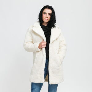 Dámska zimná bunda Urban Classics Ladies Oversized Sherpa Coat krémová