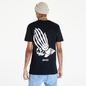Tričko s krátkym rukávom Urban Classics Pray Skeleton Hands Tee Black